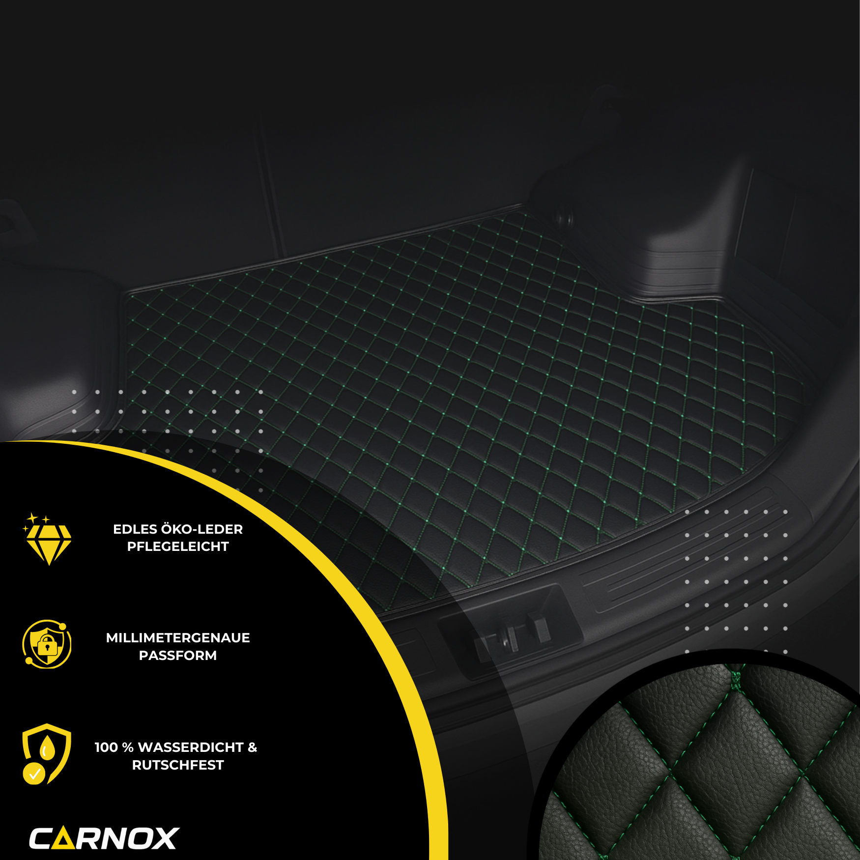 MAßGESCHNEIDERTE Luxus Kofferraummatte